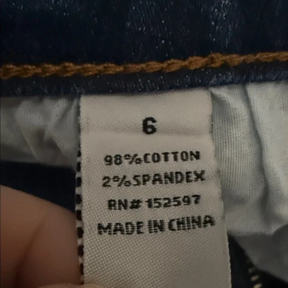 Resfeber Los Angeles Collection Boyfriend Jeans Sz 6 | Distressed Frayed Hem NWT - Picture 10 of 13